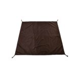 Groundsheet with Pegs Brown